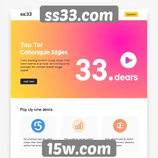 Usabilidade do design da interface de ss33.com